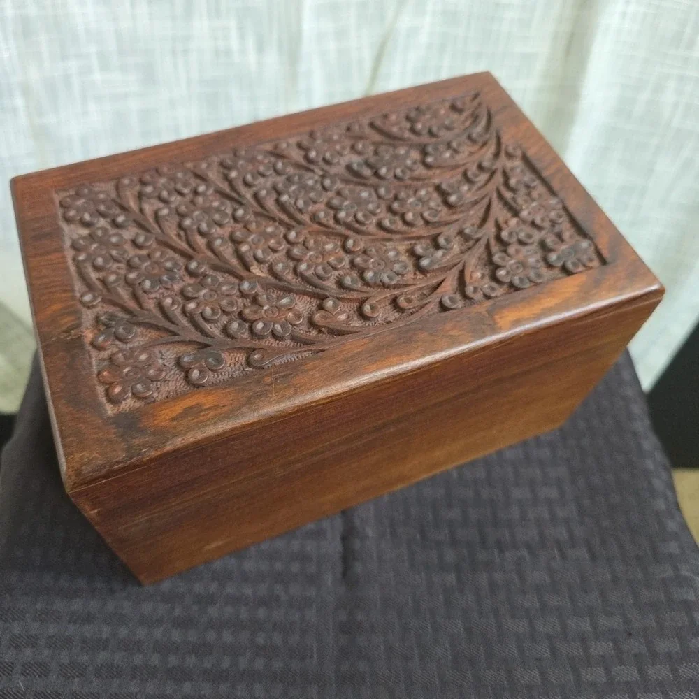 Cremation Urns for Human Ashes - Wooden Box For Pet,Men, Women and Child
